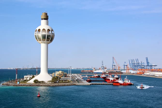 Port of Jeddah, Red Sea